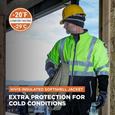 Refrigiwear Men's HiVis Insulated Softshell Jacket — фото 2