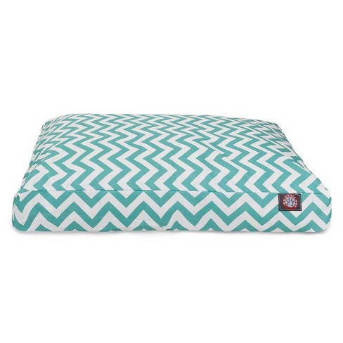 Majestic Pet Chevron Rectangle Dog Bed - Teal - Medium : Target