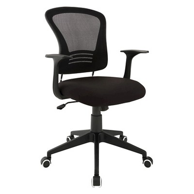 Poise Mesh Back with Mesh Seat Office Chair Midnight Black - Modway