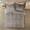 Gulches Twin/Twin XL Shaggy Long Fur Comforter Mini Set - 3 of 4