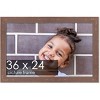 PosterPalooza | Shabby Chic Brown Picture Frame - UV Acrylic, Backing Board, Hanging Hardware Included - 2 of 4