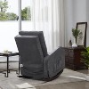 28'' Single sofa reclining chair lazy sofa tatami balcony reclining sofa adjustable chair - 3 of 4