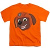 Paw Patrol Zuma Grin Kids T Shirt For Youth, Orange - 2 of 4