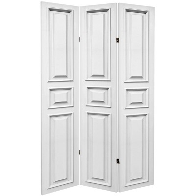 White 6 Panel Open Door isolated 18754243 PNG