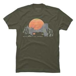 Men's Design By Humans on the road By radiomode T-Shirt - 1 of 3