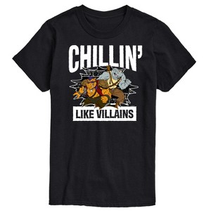 Men's - Teenage Mutant Ninja Turtles - Chillin Like Villains Short Sleeve Graphic T-Shirt - 1 of 4