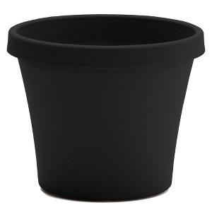 Bloem 13" Terra Pot Gardening Planter, Black (Saucer Sold Separately) - 1 of 4