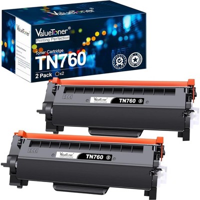 Valuetoner Compatible Toner Cartridge Replacement for Brother TN760 TN-760 TN730 for Brother HL-L2350DW HL-L2395DW HL-L2390DW MFC-L2690DW L2750DW (2B)