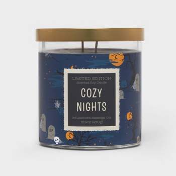15.1oz Cozy Night Halloween Jar Candle - Opalhouse™