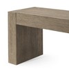 Maven Lane Zeno Organic Solid Wooden Bench - 4 of 4