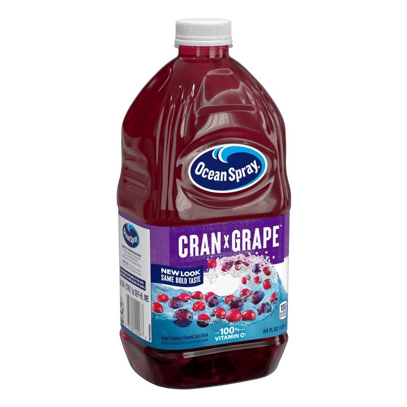 Ocean Spray Cran-Grape Juice - 64 fl oz Bottle, 1 of 9