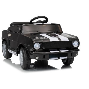 Jojoka 12V Ride on Toy for Kids, Battery Powered Electric Car for Toddlers with Remote Control, Safety Belt, 3 Speeds, Lights, Music - 1 of 4