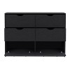 PAGED Drawer Dresser Minimalist Storage Cabinet with Metal Handles and Superior Top for Living Room, Hallway - 3 of 4