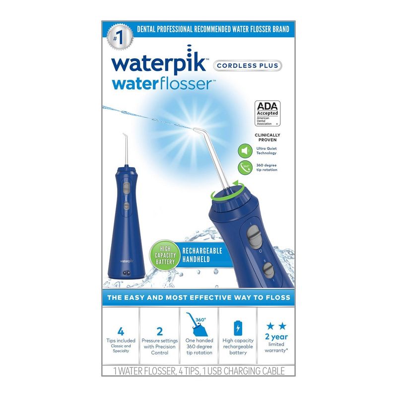 Waterpik Rechargeable Cordless Plus Water Flosser    , 3 of 18