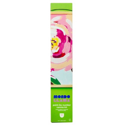 Paint-By-Number Canvas Kit Floral - Mondo Llama™