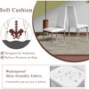 Maggift Dining Chair, Modern Dining Chair Set of Six for Kitchen with PU Material Seat, Living Room, Balcony, White, 11.6" *15"*387.9" - 2 of 4