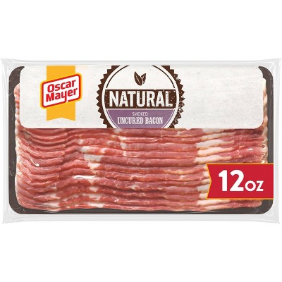 Oscar Mayer Natural Smoked Uncured Bacon - 12oz