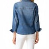 Women's Stretch Denim Moto Jacket - habitat - 2 of 4