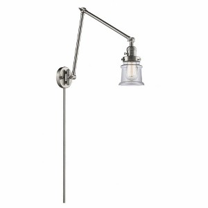 Canton - 1 Light Double Extension Swing Arm Wall Sconce In Industrial Style-30 Inches Tall and 8 Inches Wide - 1 of 1