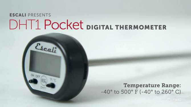 Escali Digital Pocket Thermometer, 2 of 13, play video