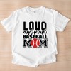 Simply Sage Market Loud And Proud Baseball Mom Garment Dyed Tee - 3 of 4