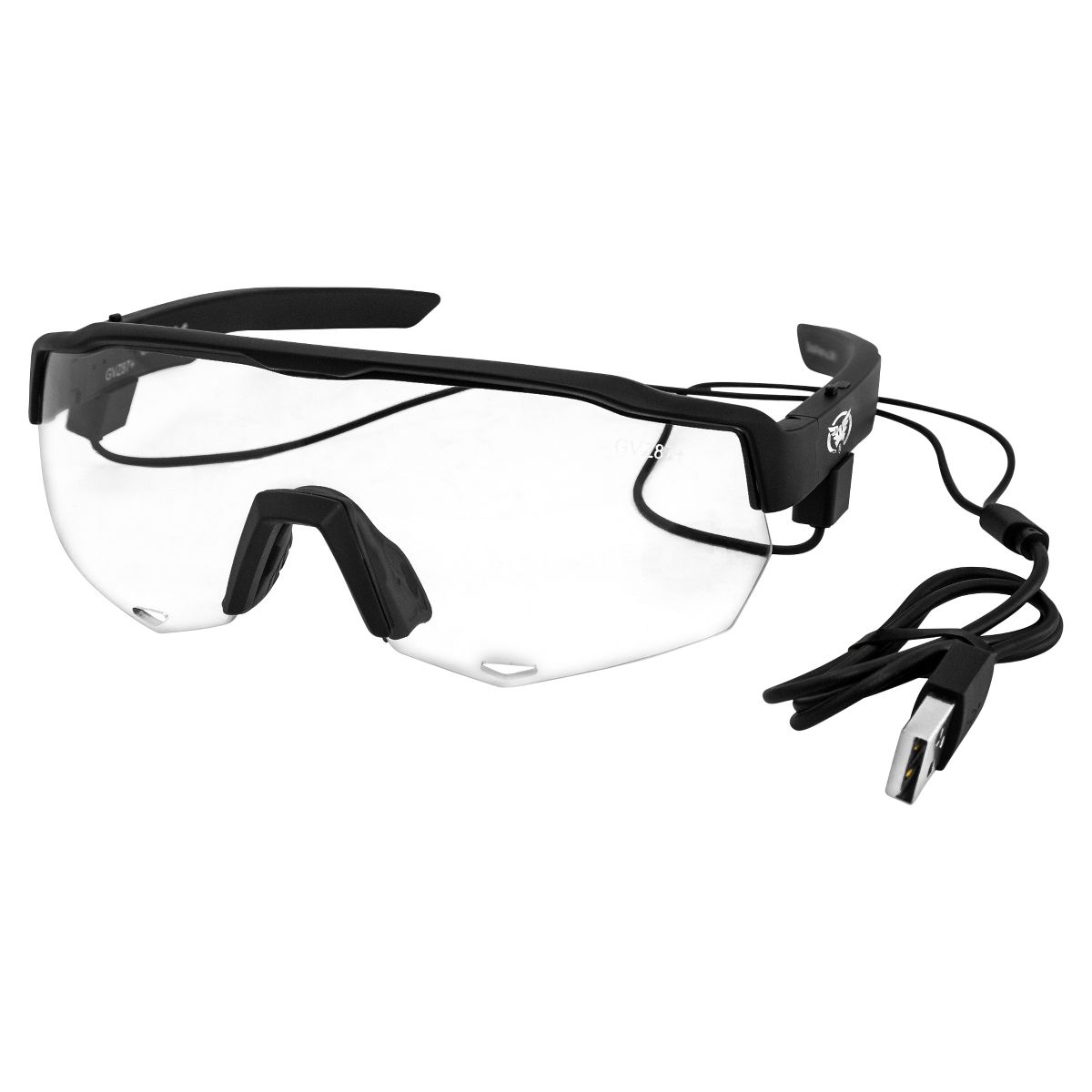 Global Vision Jam 1 Black Cycling Glasses Wireless Bluetooth Safety Glasses ANSI Z87.1 Hands-Free Calls & Music W/ Hard Case - thumbnail 6