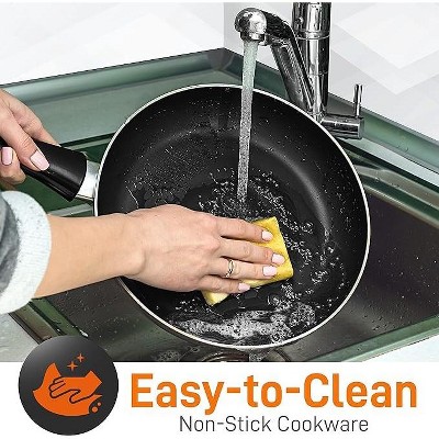 SereneLife 20 - Piece Non-Stick Aluminum Cookware Set