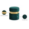 Meridian Furniture,Hailey Velvet Ottoman/Stool - 4 of 4