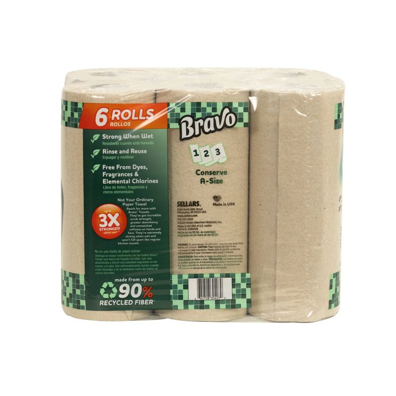 Bravo Paper Towels - 6 Rolls, 5 of 7