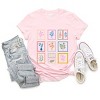Simply Sage Market Floral Stamps Short Sleeve Tee - 3 of 4