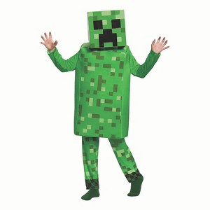 Disguise Kids' Deluxe Minecraft Creeper Costume - 1 of 1