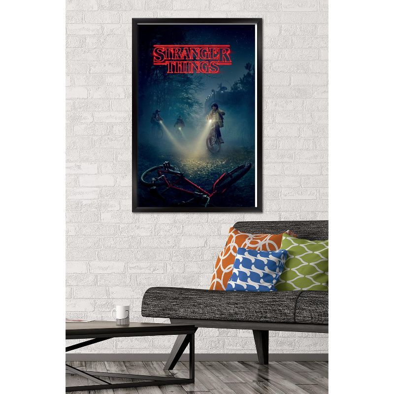 Trends International Netflix Stranger Things - Bikes Framed Wall Poster Prints, 2 of 7