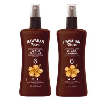 Hawaiian Tropic Tanning Oil Pump Spray - SPF 6 - 8 fl oz/2pk