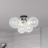 Dainolite Comet 3 - Light Flush Mount in  Polished Chrome - 3 of 3