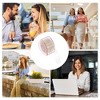 Unique Bargains Breathable Love Shape Double Eyelid Tape Skin Color 1 Set - 4 of 4