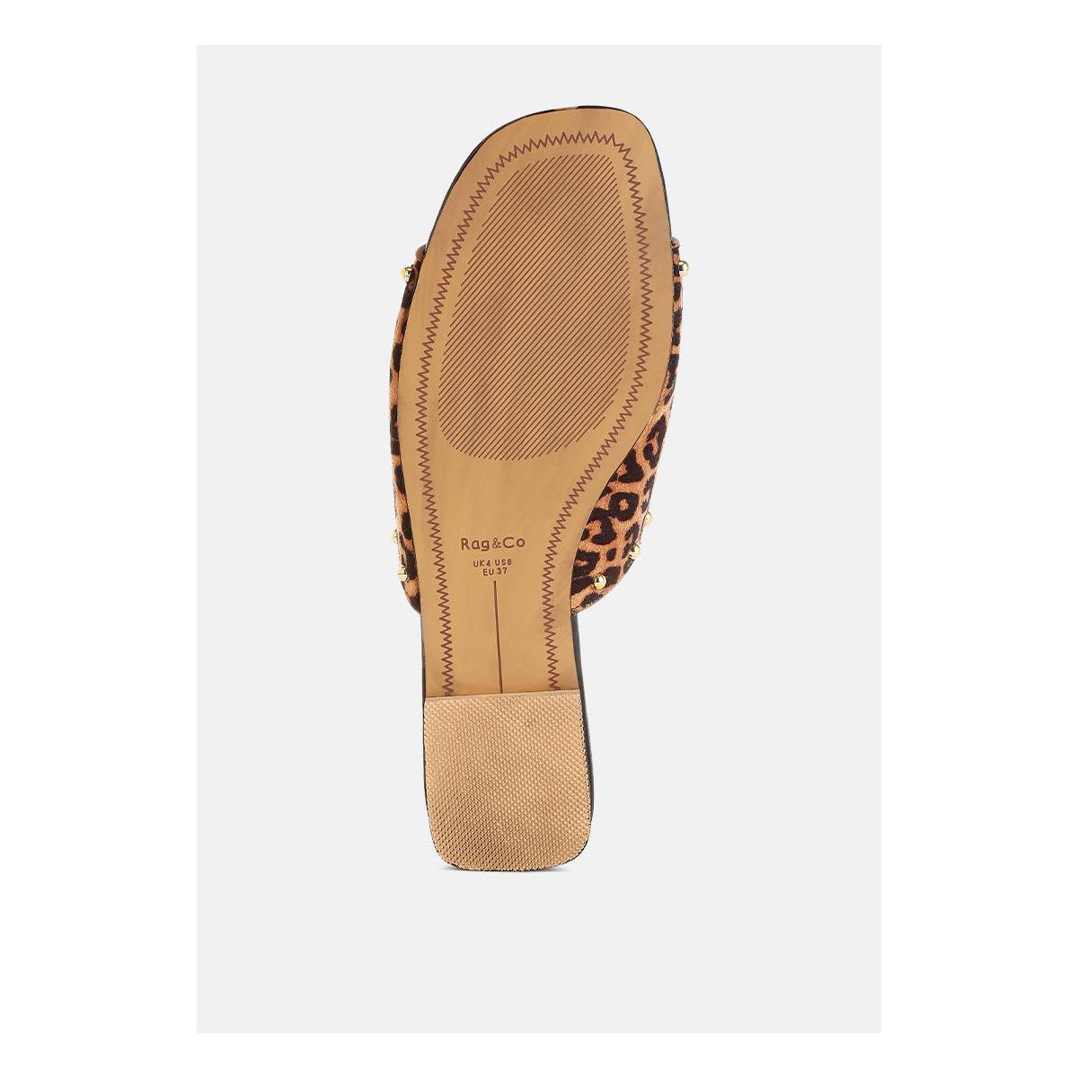 Обувь Rag & Co Womens Hilsa Leopard Print Slip-On Flats 6 — фото 5