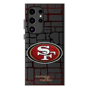 San Francisco 49ers Brick Wall MagSafe Compatible Cell Phone Case for Galaxy S25 - 1 of 4