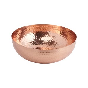 Storied Home Round Hammered Metal Bowl - 1 of 4