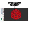 Dungeons And Dragons D20 Dice Automotive Bumper Sticker - 2 of 4