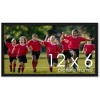 PosterPalooza | Panoramic Simple Black Picture Frame - UV Acrylic, Foam Board Backing, Hanging Hardware - 2 of 4