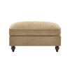GlasFlength Ottomans and Benches Bedroom Bench Piano Bench Dining Bench Upholstered Bench for Living Room, Brown, 35.4"*22.2"*19.3" - 3 of 4