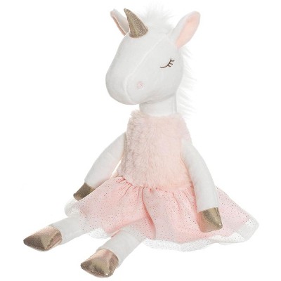 TriAction Toys Teddykompaniet 15 Inch Plush Animal | Ella the Ballerina Unicorn