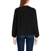 Lands' End Women's Pinwale Cord Smocked Popover Shirt - 2 of 3