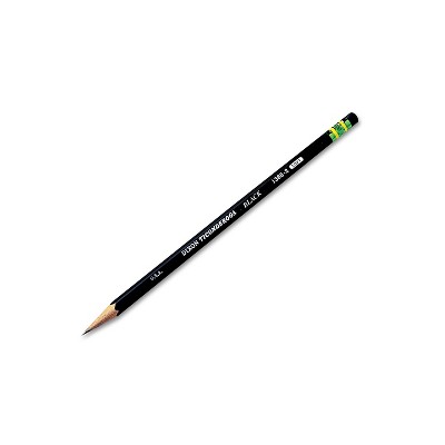 Dixon Ticonderoga No. 2 Soft Black Pencils - Matte Black, Box of 12
