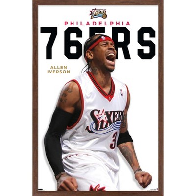 Trends International Allen Iverson - Feature Series 23 Framed Wall Poster Prints