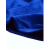 INSPIRE CHIC Women's Notched Lapel Vintage Office Button Front Velvet Blazer - 4 of 4
