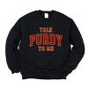 Simply Sage Market Varsity Talk Purdy To Me Sweatshirt - 3 of 4