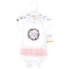 Hudson Baby Girls Cotton Bodysuits, Wild Flower Tutu - image 2 of 4