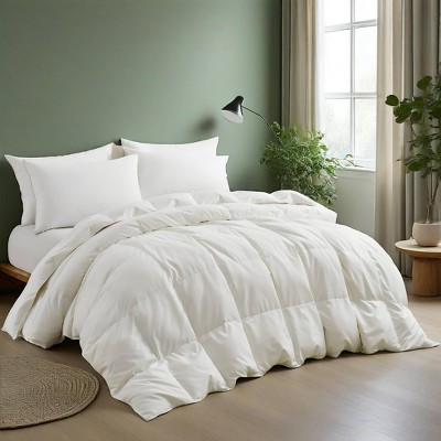 Peace Nest White Goose Down Comforter Duvet Insert Soft 360 Thread Count Fabric