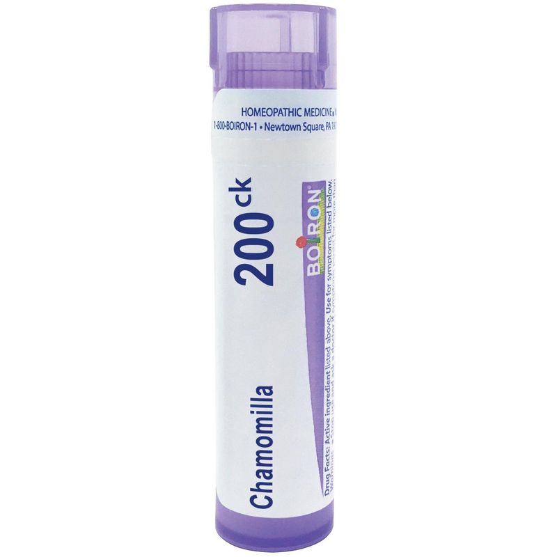 Boiron Chamomilla 200CK Homeopathic Single Medicine For Children  -  80 Pellet, 1 of 3